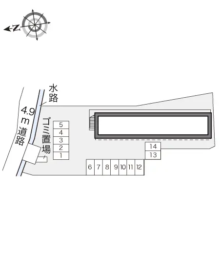 ★手数料０円★防府市田島 月極駐車場